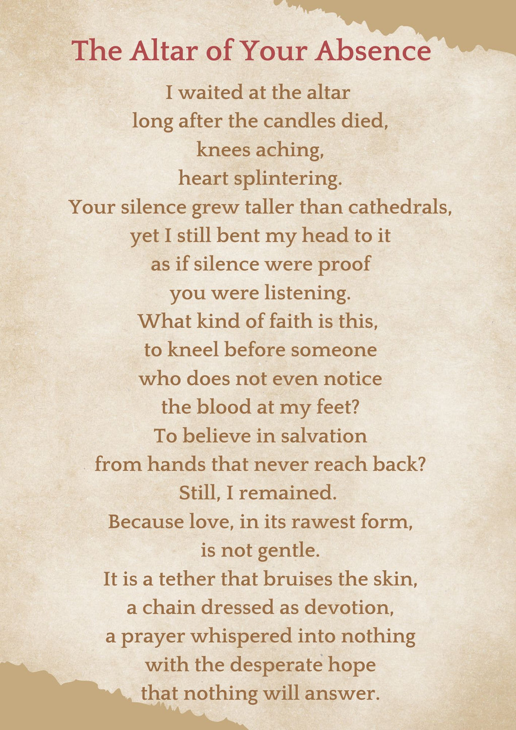 When The Stars Weep