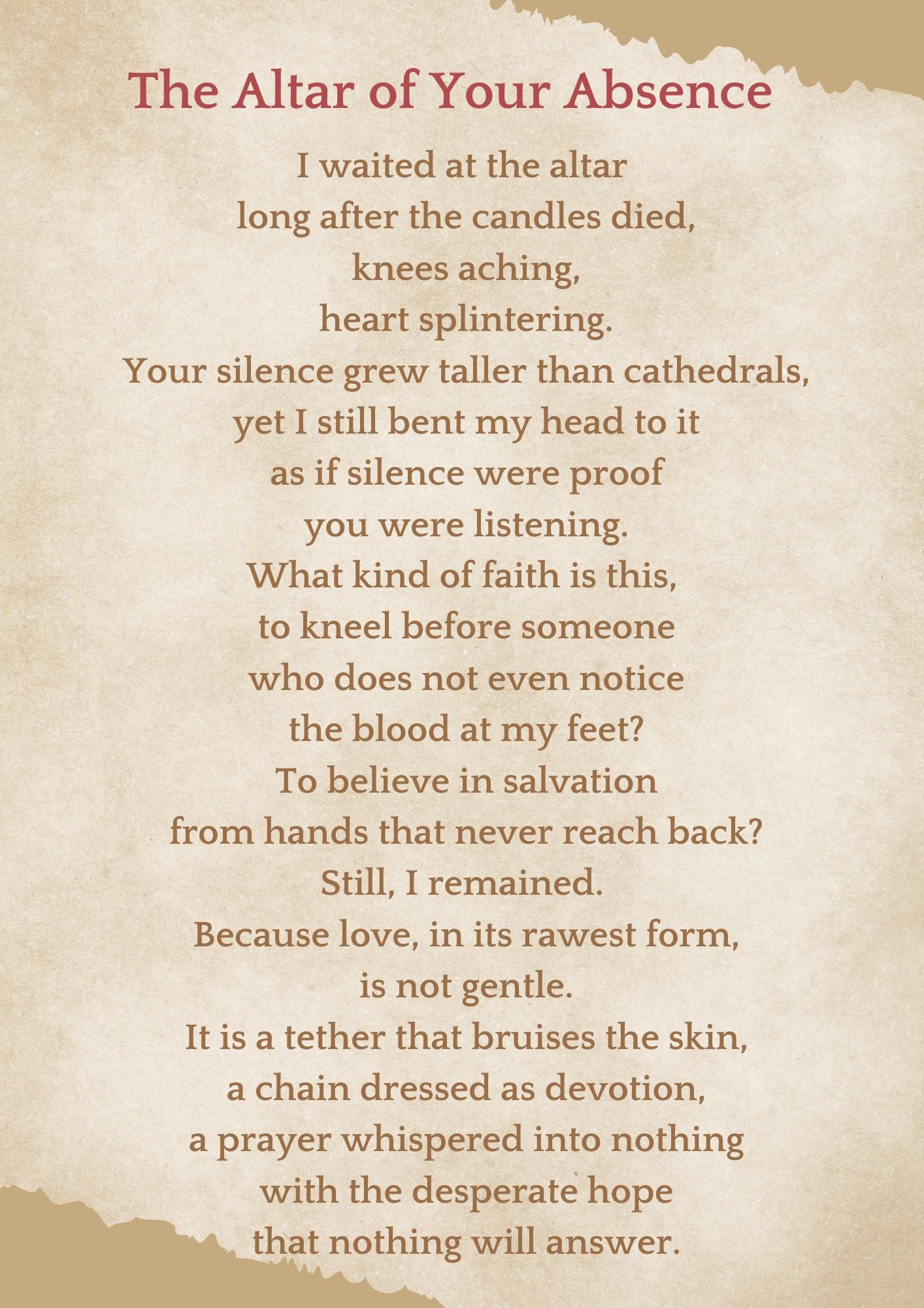 When The Stars Weep